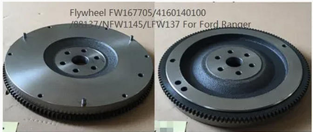 Rokey Fw167705/4160140100/88137/Nfw1145/Lfw137/3021600024/F57z-6375-a Factory Truck Engine Parts Flywheel for Ford