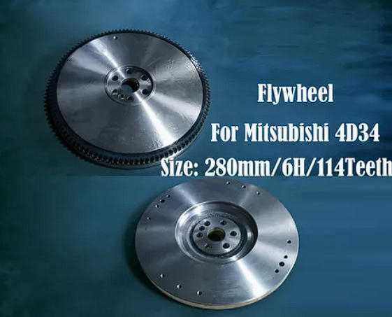  Rokey Factory Engine Parts Flywheel 280mm 114 Teeth for Mitsubishi 4D34