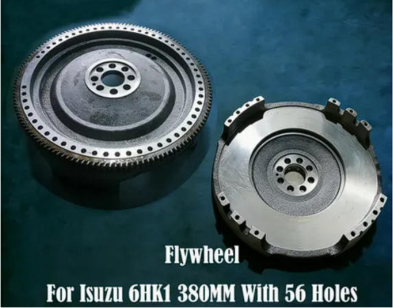  Rokey 8-97602-463-2 Factory Engine Parts Flywheel 380mm 56 Holes for Isuzu 6HK1